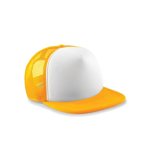 [CB645-1000038685] Czapka Trucker Poliester 5 Paneli CB645 - Sunflower & White