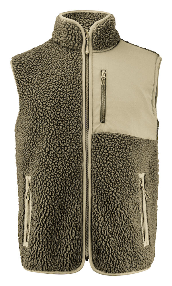 KINGSLEY VEST – MOSS GREEN