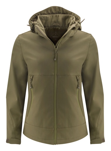 LODGETOWN WOMAN SOFTSHELL – MOSS GREEN