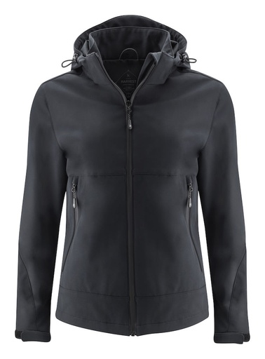LODGETOWN WOMAN SOFTSHELL – BLACK