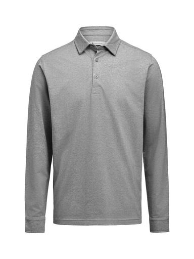 SUPREME POLO LS – GREY MELANGE