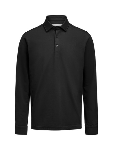 SUPREME POLO LS – BLACK