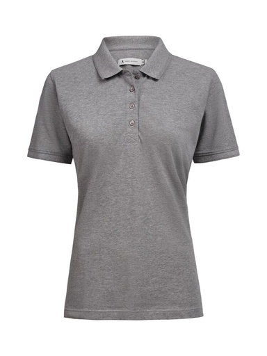 SUPREME STRETCH POLO WOMAN – GREY MELANGE
