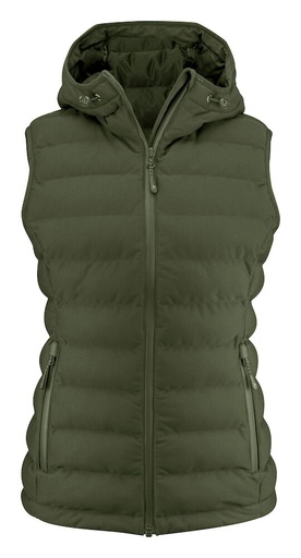 WOODLAKE HEIGHTS VEST WOMAN – MOSS GREEN