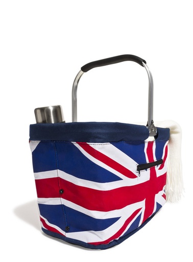Akcesorium piknikowe Queen Anne składany kosz Carry 411001 - Navy/Red