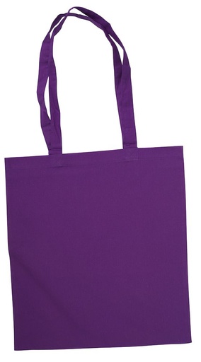 Torba bawełniana 150 g - długie uchwyty 410156 - Fioletowy