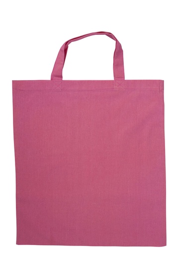 Torba bawełniana 150 g - krótkie uchwyty 411112 - Różowy