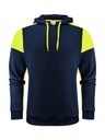 PRIME HOODIE – NAVY/NEON YELLOW