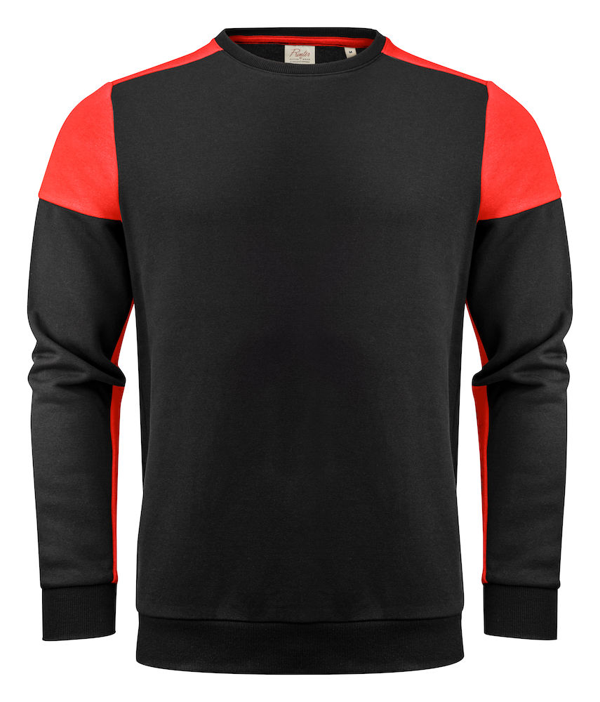 PRIME CREWNECK – BLACK/RED