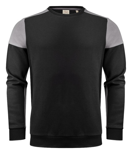 PRIME CREWNECK – BLACK/ ANTHRACITE