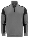 PRIME HALFZIP SWEATER – ANTHRACITE/ BLACK