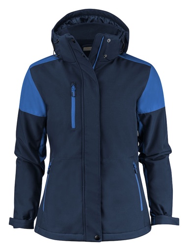 PRIME PADDED SOFTSHELL WOMAN – NAVY/COBALT