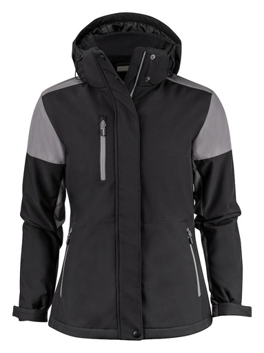 PRIME PADDED SOFTSHELL WOMAN – BLACK/ ANTHRACITE