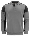PRIME POLOSWEATER – ANTHRACITE/ BLACK
