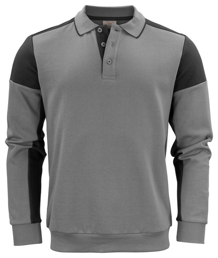 PRIME POLOSWEATER – ANTHRACITE/ BLACK