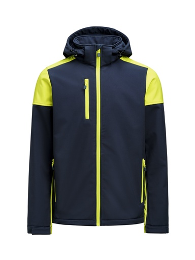 PRIME SOFTSHELL – NAVY/NEON YELLOW