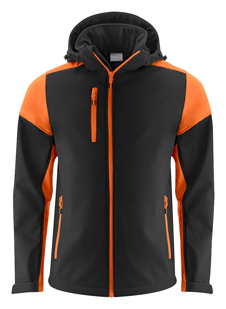 PRIME SOFTSHELL – BLACK/ ORANGE