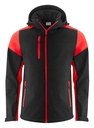 PRIME SOFTSHELL – BLACK/RED