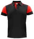 PRIME POLO – BLACK/RED