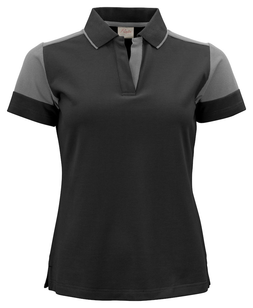 PRIME POLO WOMAN – BLACK/ ANTHRACITE