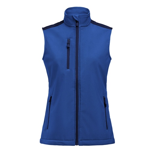 PRIME SOFTSHELL VEST WOMAN – COBALT/ NAVY