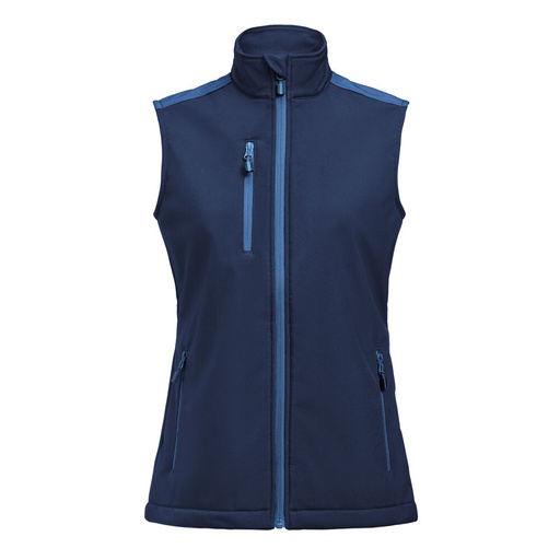PRIME SOFTSHELL VEST WOMAN – NAVY/COBALT