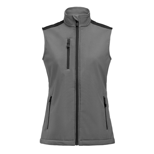 PRIME SOFTSHELL VEST WOMAN – ANTHRACITE/ BLACK