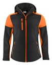 PRIME SOFTSHELL WOMAN – BLACK/ ORANGE