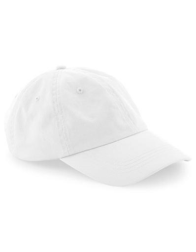 Czapka z Daszkiem 6 Panelowa Bawełna Organiczna CB652N - White