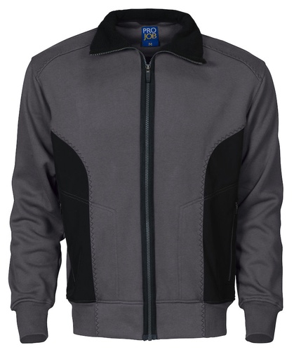 2121 BLUZA NA ZAMEK – GREY