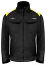 5428 KURTKA Z PODSZEWKĄ – BLACK/ YELLOW