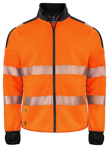 6109 BLUZA ROZPINANA Z ODBLASKAMI NA RAMIONACH - EN ISO 20471 KLASA 3/2 – ORANGE