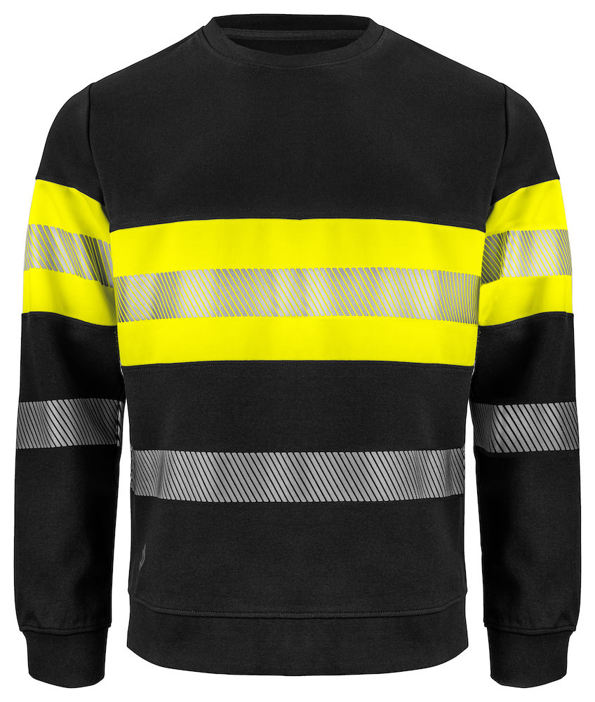 6129 BLUZA HV - EN ISO 20471 – YELLOW/ BLACK