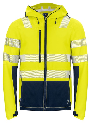 6416 KURTKA HV - EN ISO 20471 KLASA 3/2 – YELLOW/ NAVY