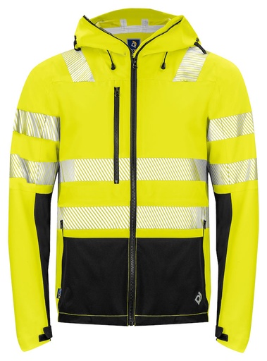6416 KURTKA HV - EN ISO 20471 KLASA 3/2 – YELLOW/ BLACK