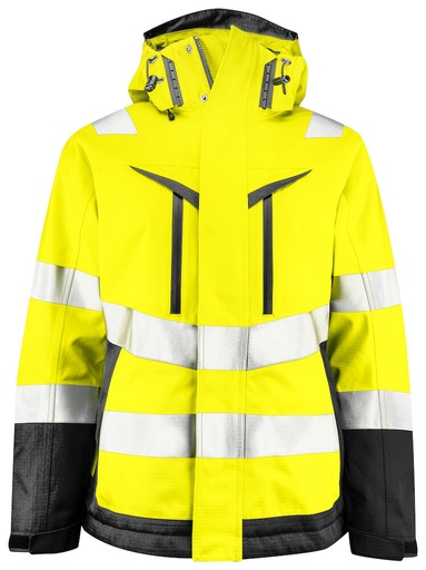 6449 FUNKCJONALNA KURTKA DAMSKA EN ISO 20471 KLASA 2/3 – YELLOW/ BLACK