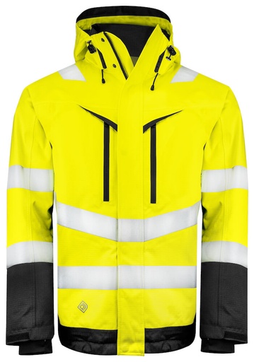 6453 FUNKCJONALNA KURTKA EN ISO 20471 CLASS 3 – YELLOW/ BLACK