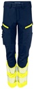 6538 SPODNIE SERWISOWE DAMSKIE EN ISO 20471 KLASA 1 – YELLOW/ NAVY