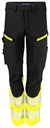 6538 SPODNIE SERWISOWE DAMSKIE EN ISO 20471 KLASA 1 – YELLOW/ BLACK