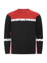 7002 T-shirt z długim rękawem – BLACK/ RED