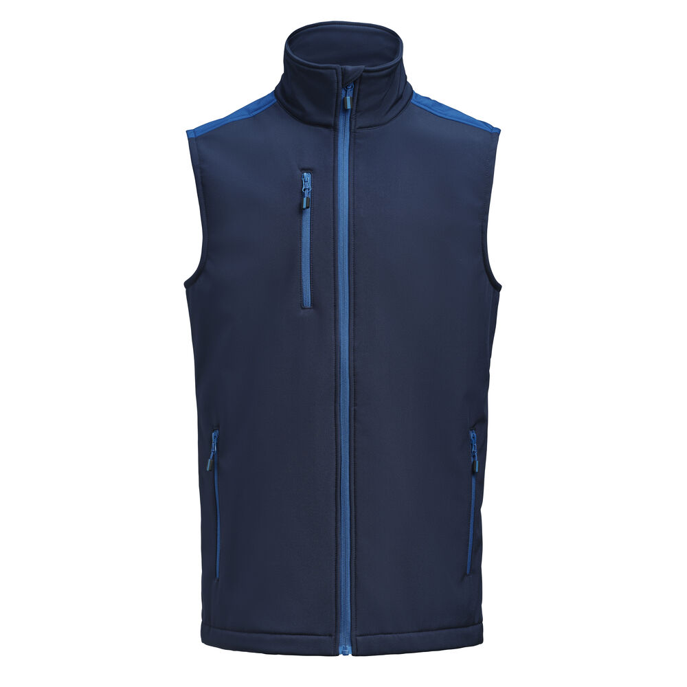 PRIME SOFTSHELL VEST – NAVY/COBALT
