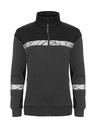 7105 Damska bluza na zamek – GREY/ BLACK
