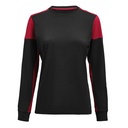 PRIME T L/S WOMAN – BLACK/RED