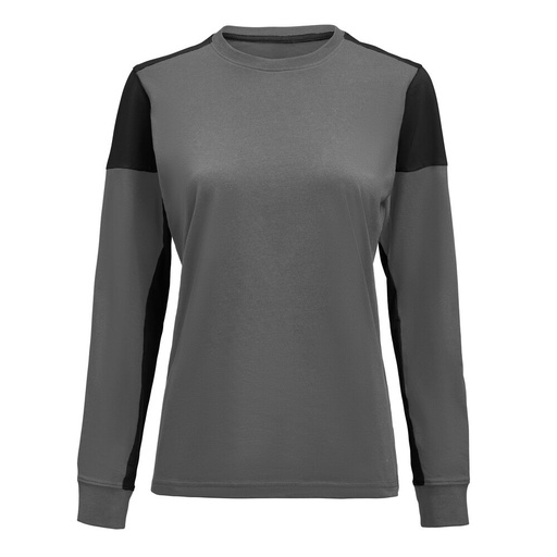 PRIME T L/S WOMAN – ANTHRACITE/ BLACK