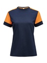 PRIME T WOMAN – NAVY/NEON ORANGE