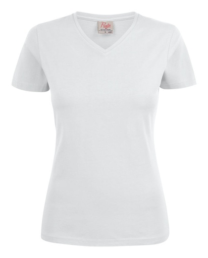 T-shirt Heavy V-Neck Lady 2264025 - White