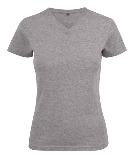 T-shirt Heavy V-Neck Lady 2264025 - Grey Melange