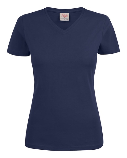 T-shirt Heavy V-Neck Lady 2264025 - Navy