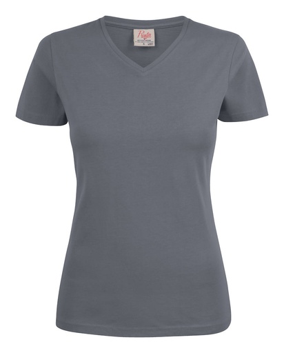 T-shirt Heavy V-Neck Lady 2264025 - Steel Grey