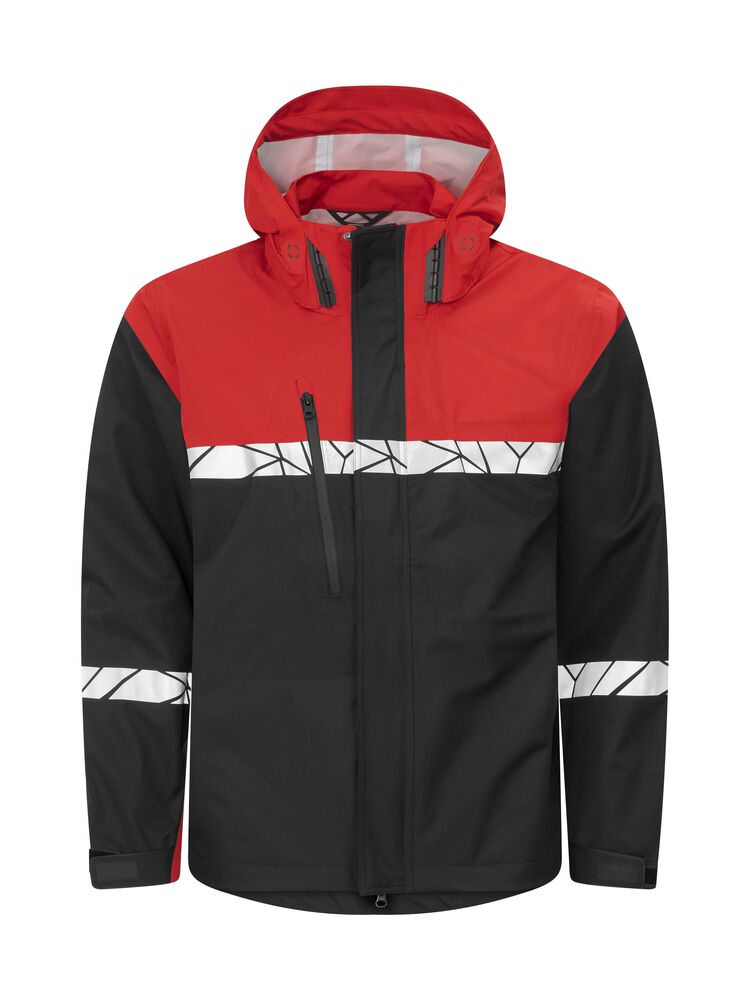7414 Kurtka typu shell – BLACK/ RED